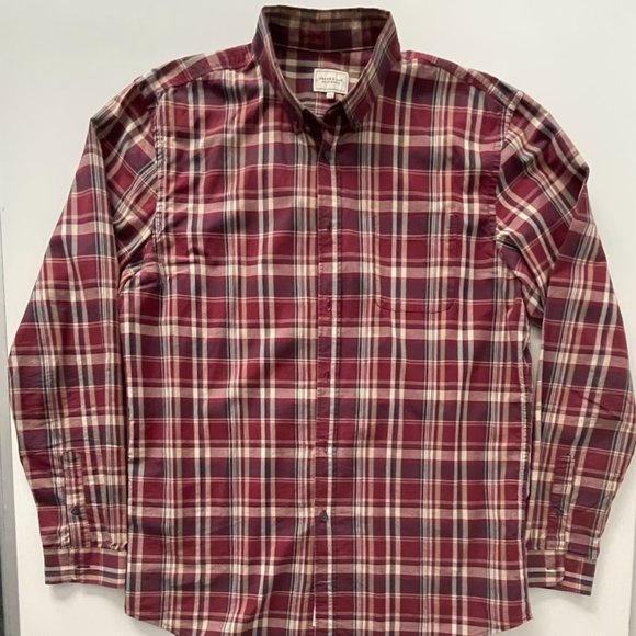 FRANK & OAK - Plaid Oxford Button Down - XL - Picture 1 of 4